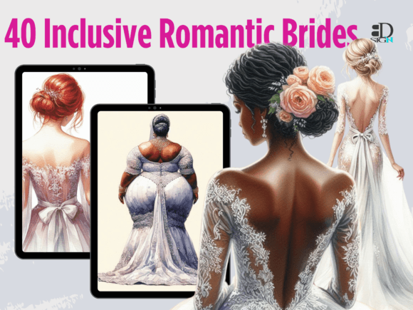 Download Inclusive Romantic Bride Illustrations - Illustrations Collection