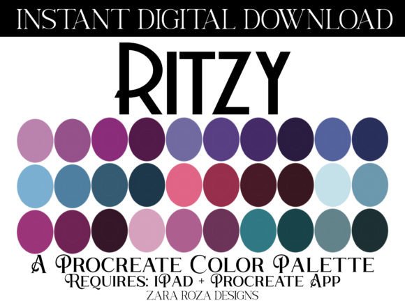 Download Ritzy Procreate Color Palette - Ritzy Collection