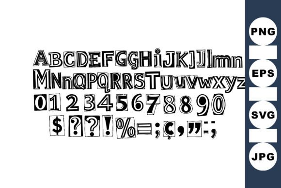 Download Hand Drawn Sketchy Font Set - Premium Bundle