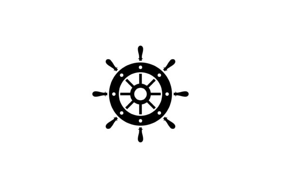 Download Ship Steering Wheel Vector Logo Design - Hip Collection